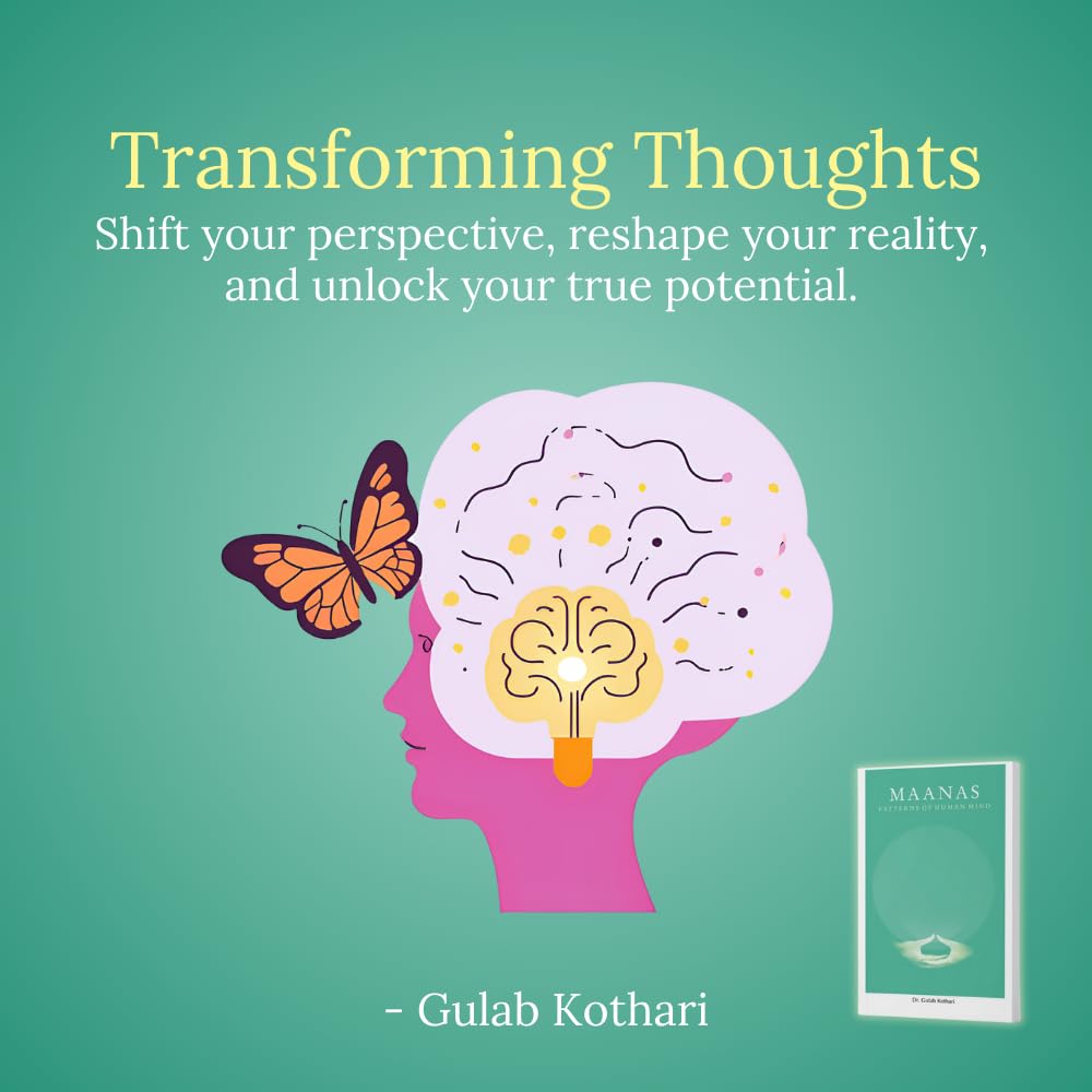 MAANAS: Patterns of Human Mind | Vedic Psychology for Inner Peace, Emotional Healing & Self-Realization by Dr. Gulab Kothari | Patrika Publication | Mindfulness & Mental Clarity Guide