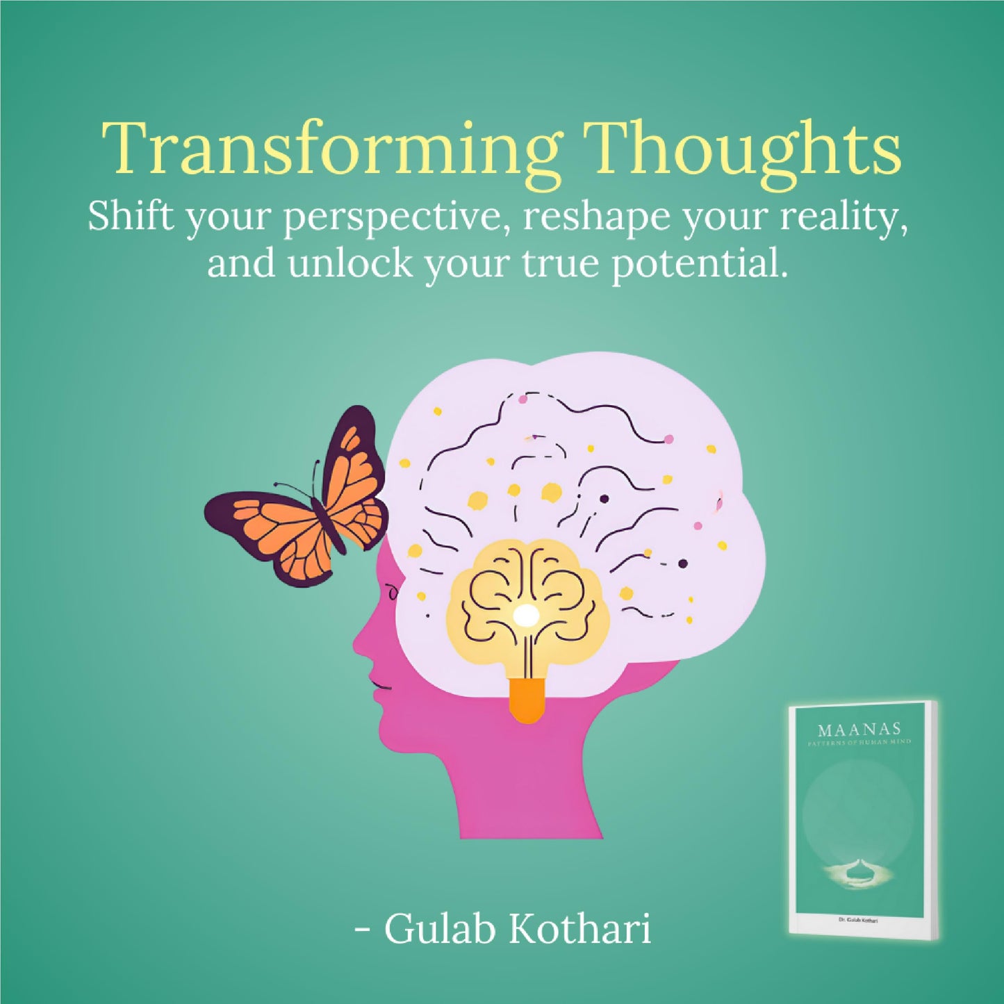 Maanas: Patterns of Human Mind | Set of 10 Copies | English Spiritual & Psychology Book | Honored with Acharya Tulsi Samman | Perfect for Libraries, Corporate Gifting, Yoga Center, Counseling