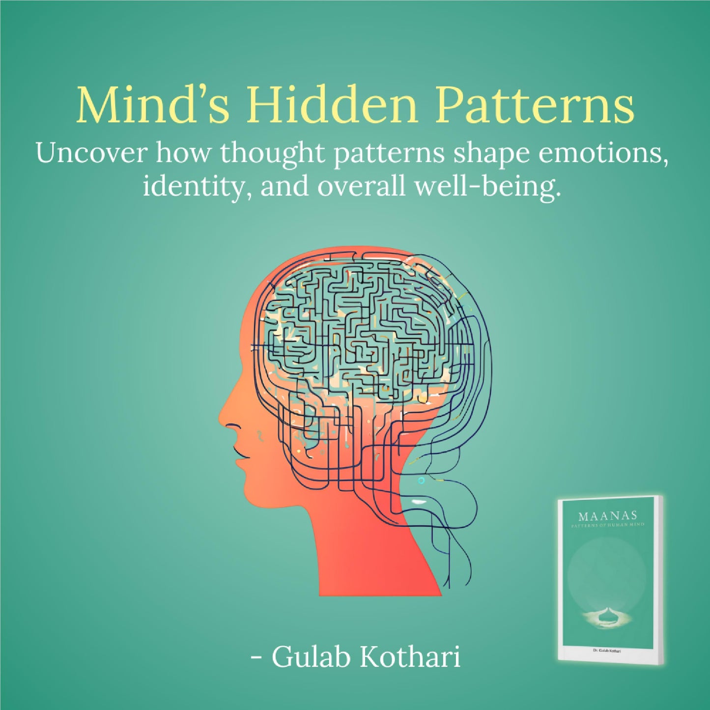 Maanas: Patterns of Human Mind | Set of 10 Copies | English Spiritual & Psychology Book | Honored with Acharya Tulsi Samman | Perfect for Libraries, Corporate Gifting, Yoga Center, Counseling
